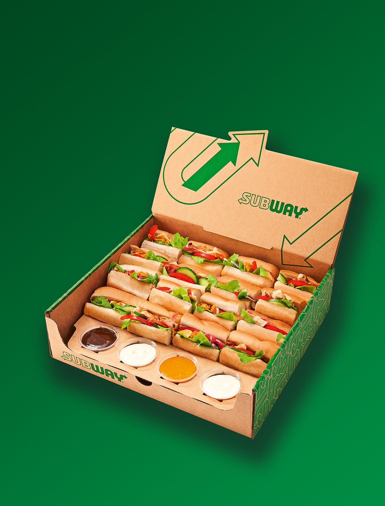 Sub-Platten. You'll never eat alone.